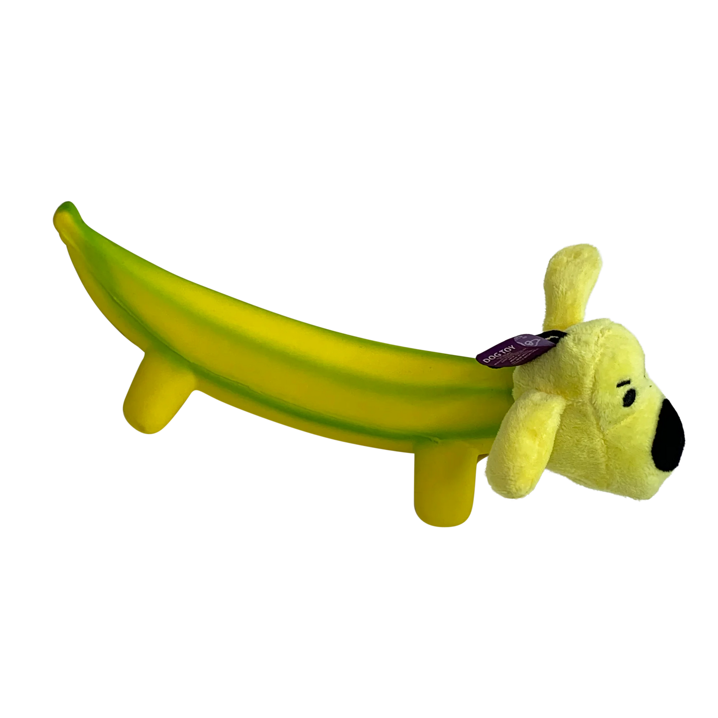 Smiling Dog Loofa Plush Dog Toy