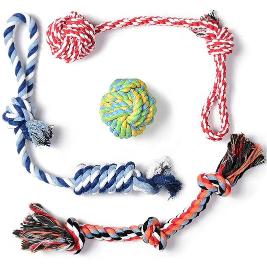 Dog Rope Toy - 4 Pack