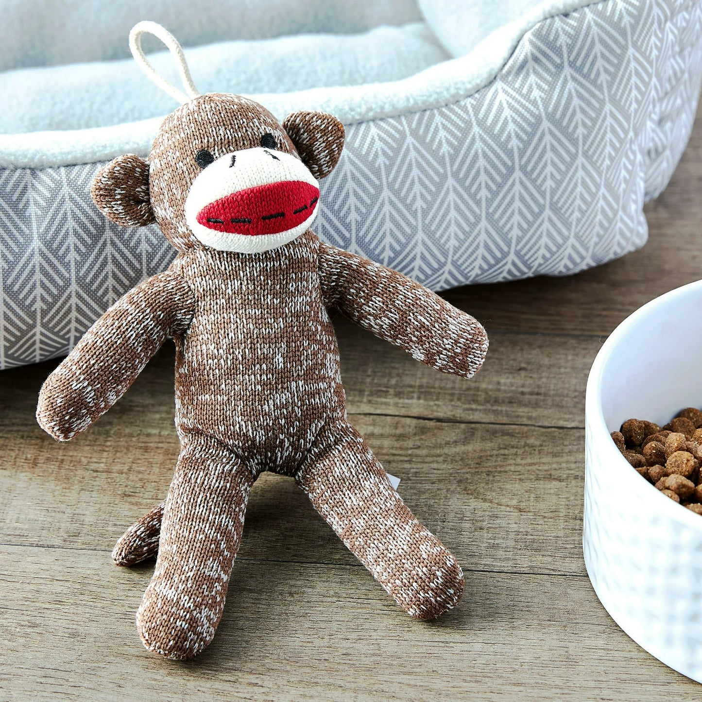 Cozy Buddy Sock Monkey Dog Toy